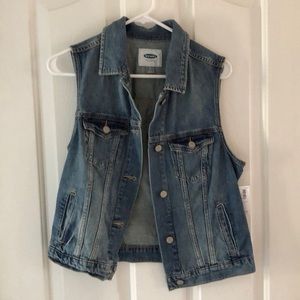 Old Navy Denim Vest NWT
